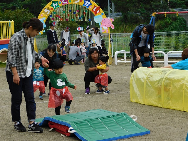 0 1 2歳児の運動会を行いました 牛久ひかり保育園